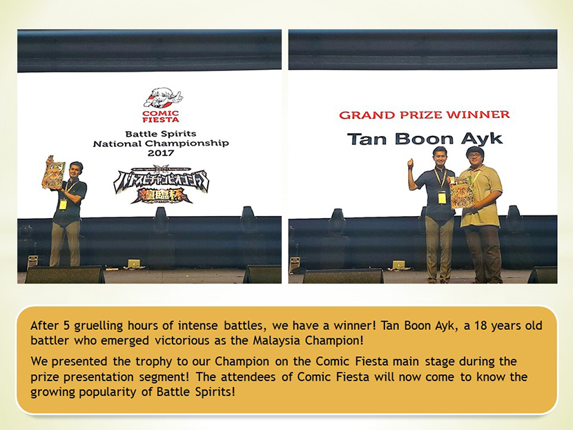 Battle Spirits National Championship (MALAYSIA) 2017 