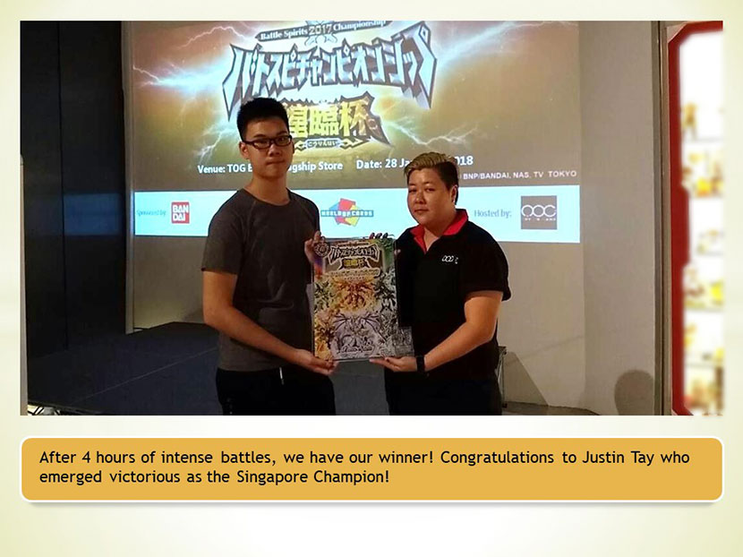 Battle Spirits National Championship (SINGAPORE) 2017 