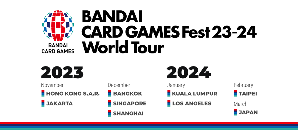 BANDAI CARD GAMES Fest 23-24 World Tour in Singapore