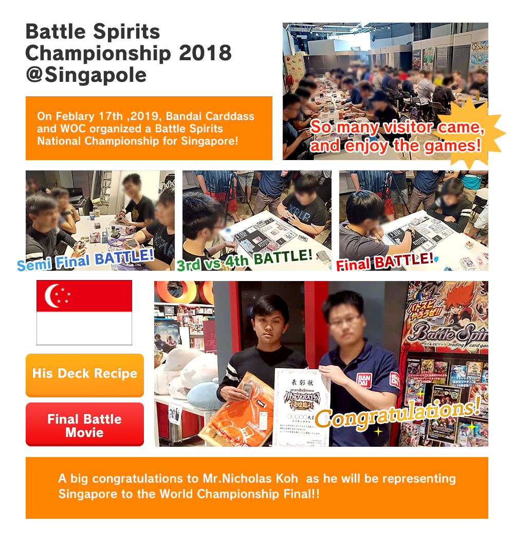 Battle Spirits Championship 2018 ＠Thailand